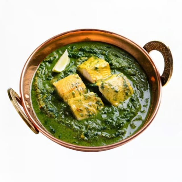 Fish Saag.