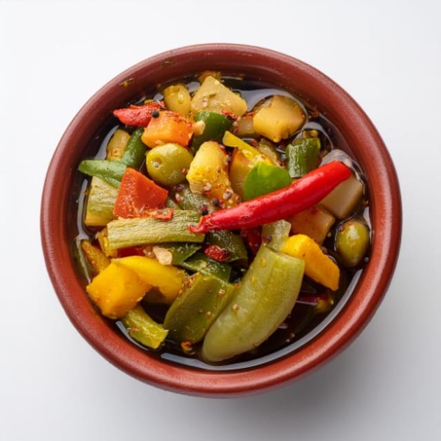 Indian Mixed Pickle.
