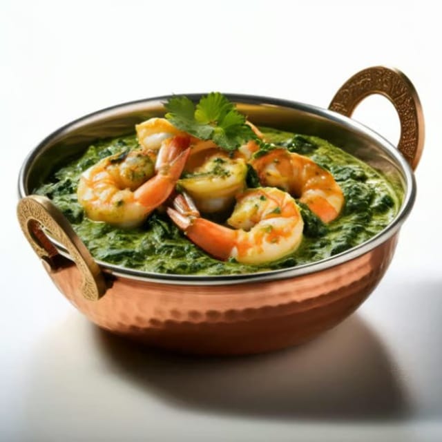 Shrimp Saag.