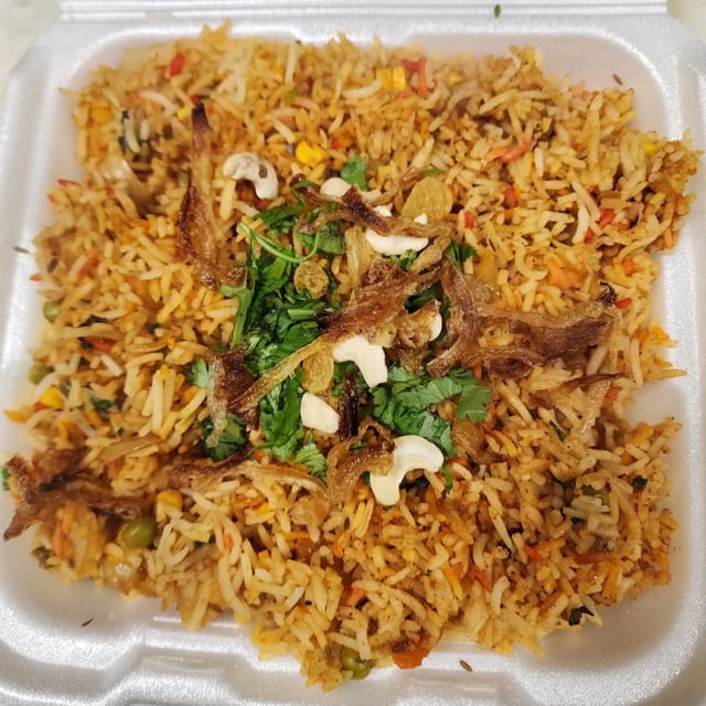 Vegetable Biryani.