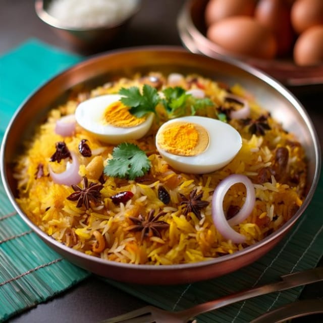 Egg Biryani.
