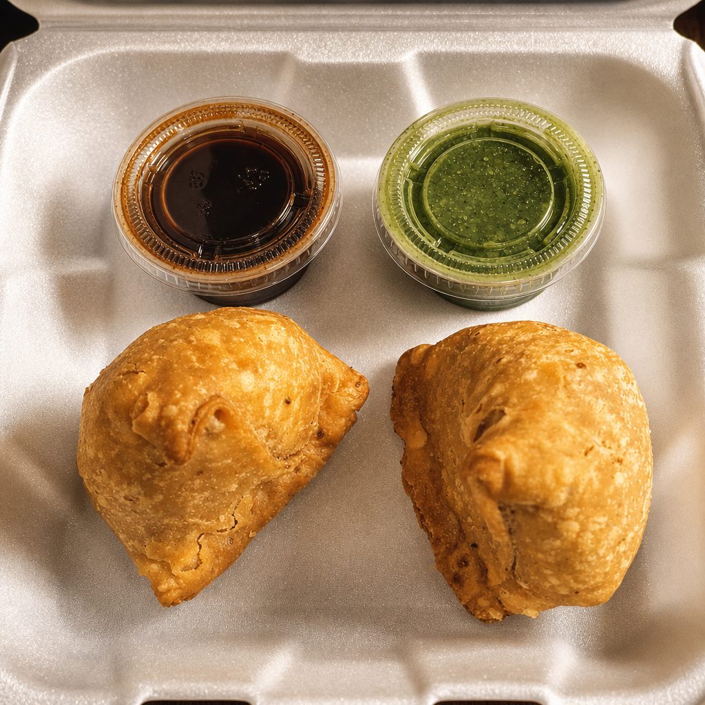 Vegetable Samosa.