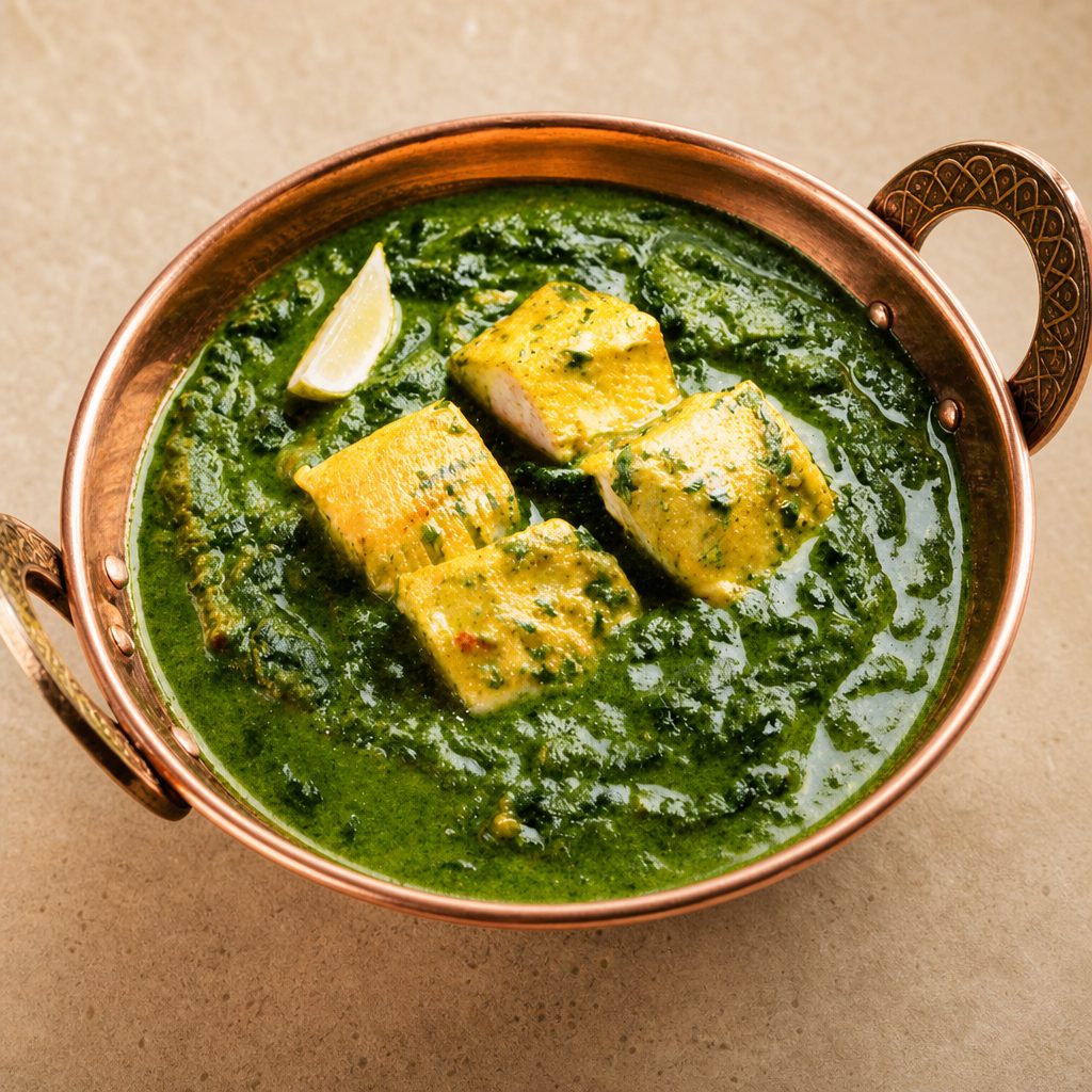 Fish Saag.