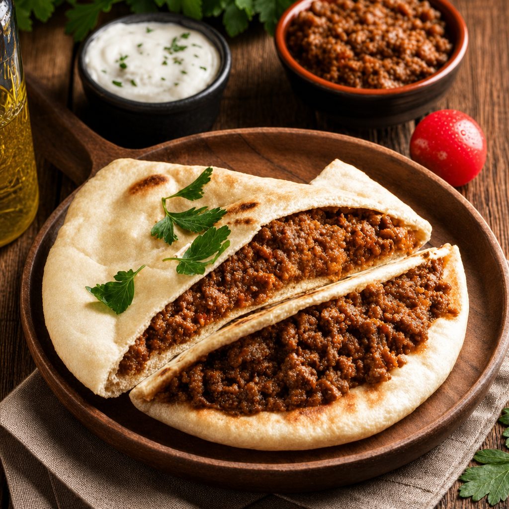 Lamb Keema Naan.