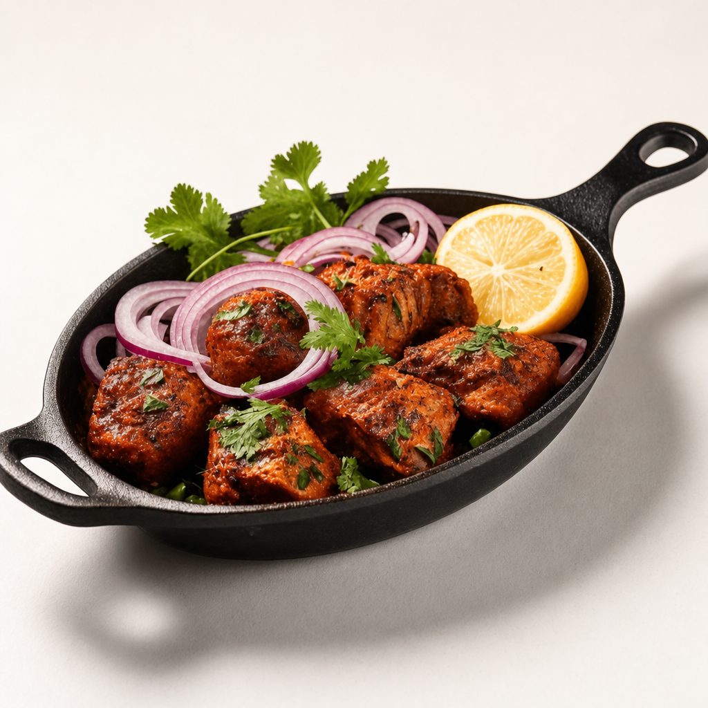 Tandoori Lamb Tikka.
