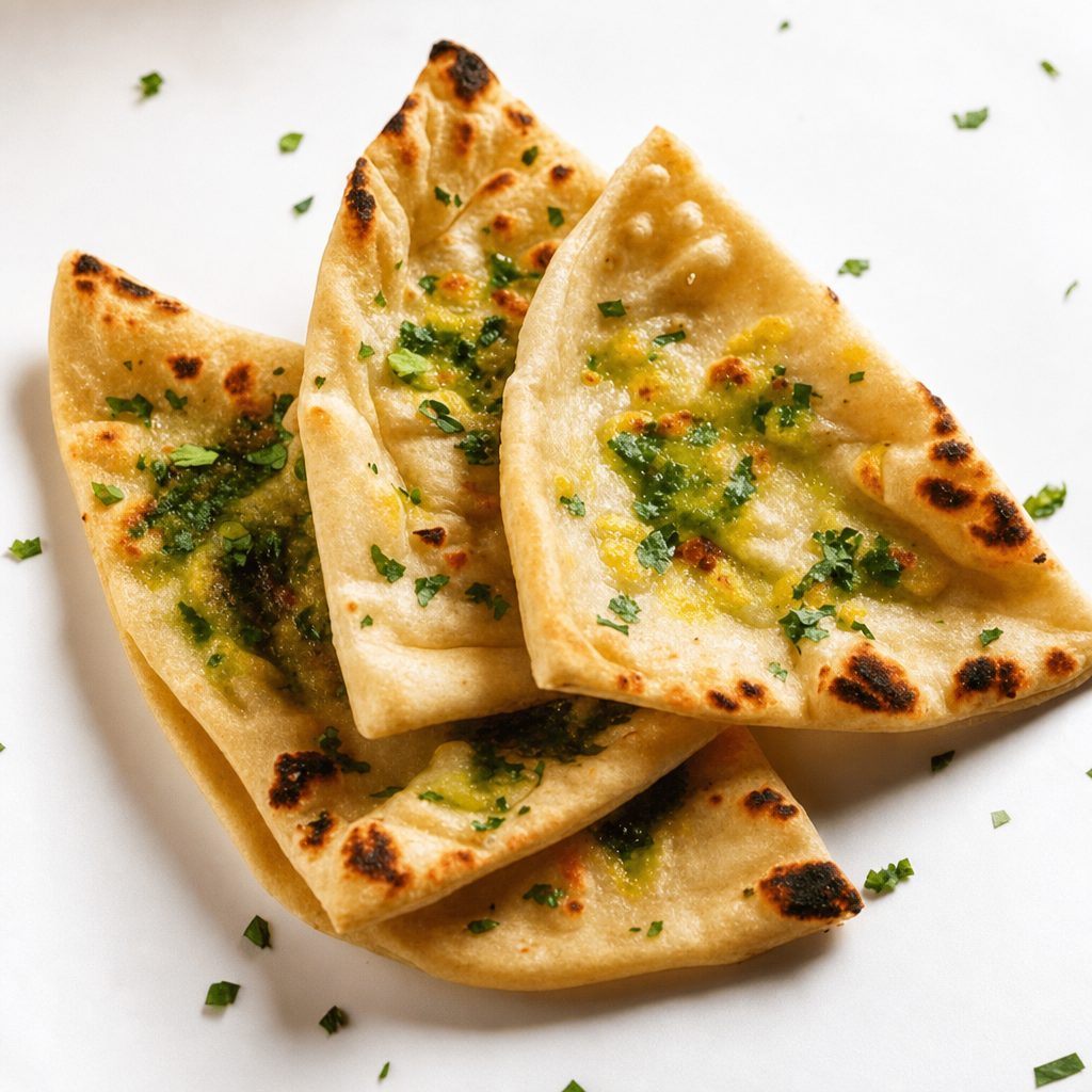 Spicy Chili Garlic Naan.