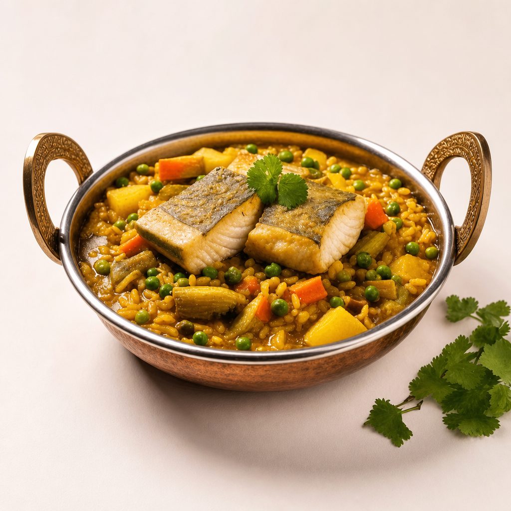 Fish Dhansak.