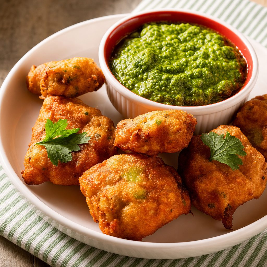 Paneer Pakoras.
