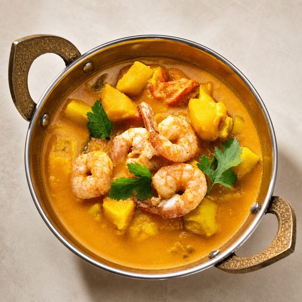 Shrimp Mango Curry.