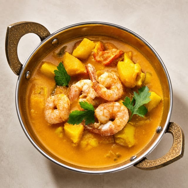 Shrimp Mango Curry.