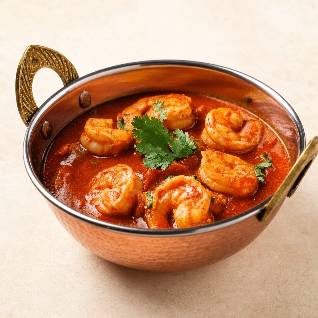 Shrimp Traditional Curry.