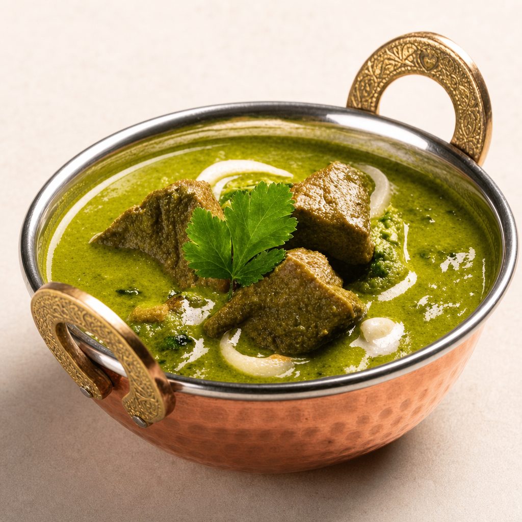 Lamb Haryali Curry.