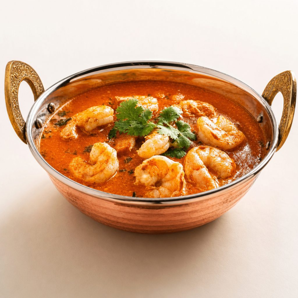 Shrimp Rogan Josh.