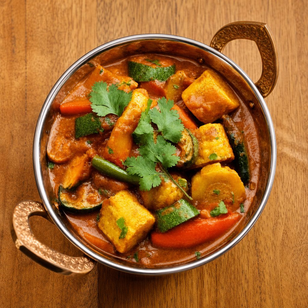 Mixed Veggies Tikka Masala.