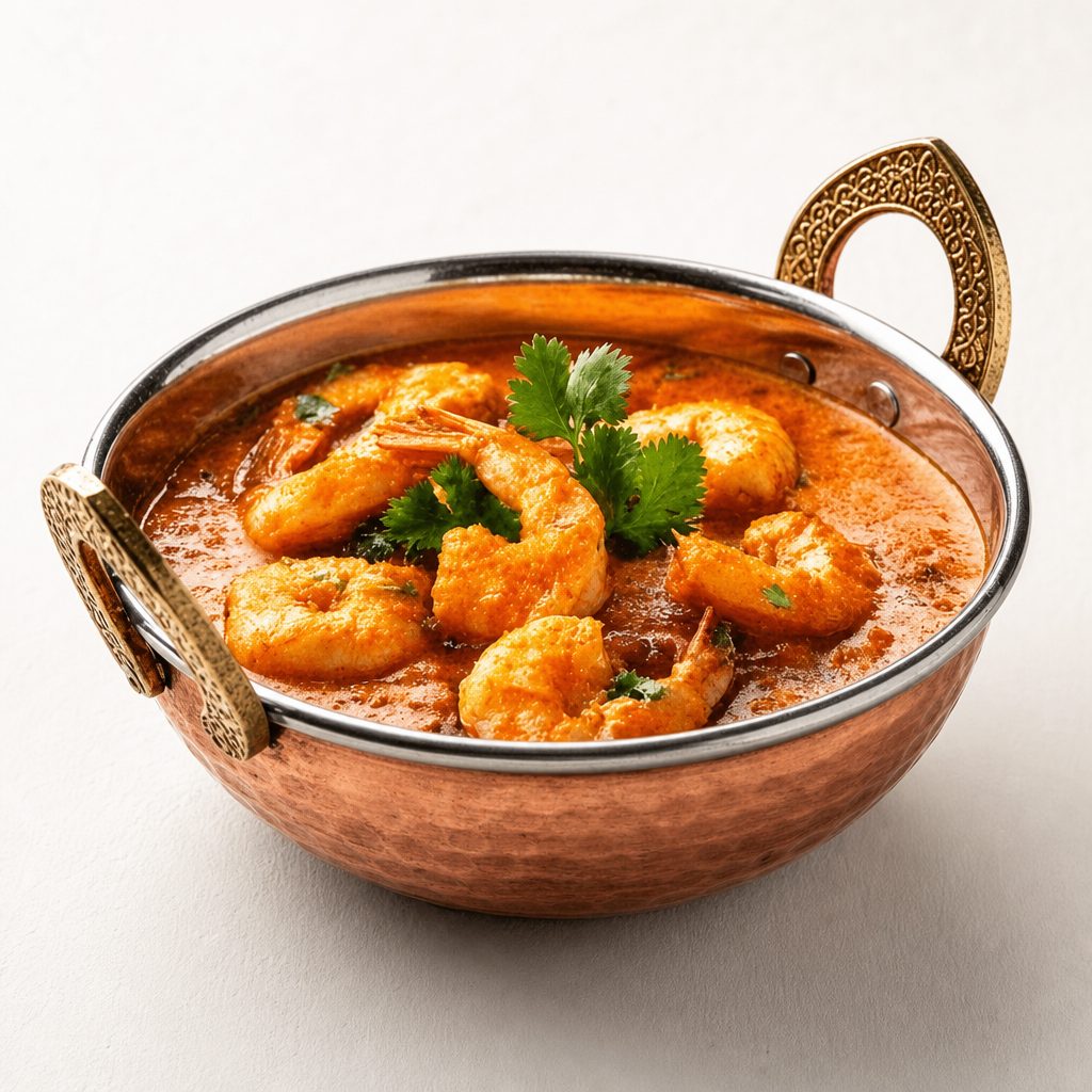 Shrimp Tikka Masala.