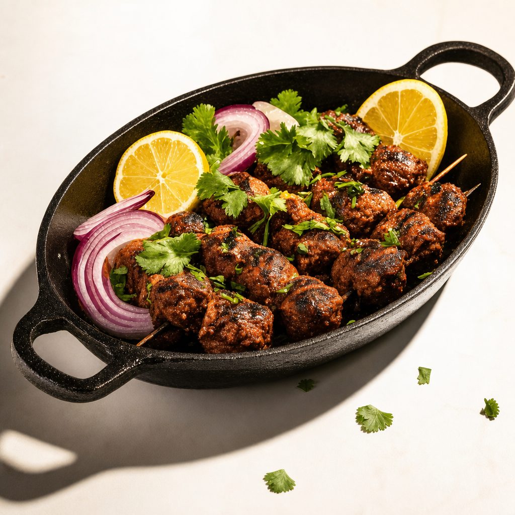 Lamb Sheekh Kabab.