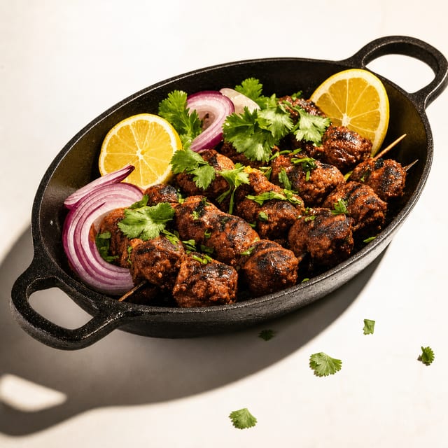 Lamb Sheekh Kabab.