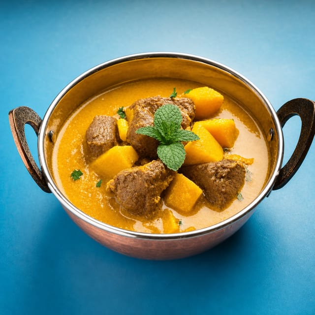 Goat Mango Curry.