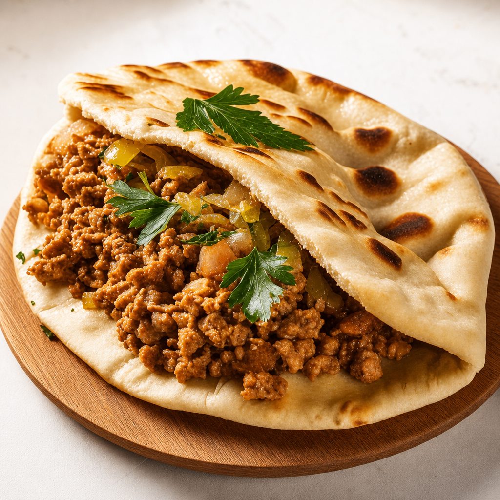 Chicken Keema Naan.