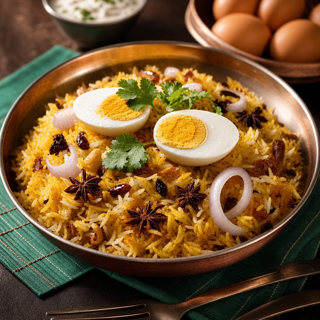 Egg Biryani.