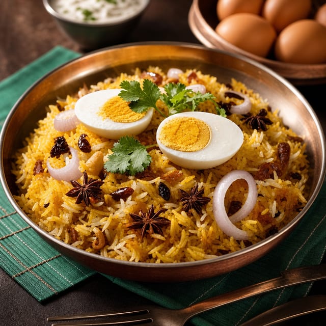 Egg Biryani.