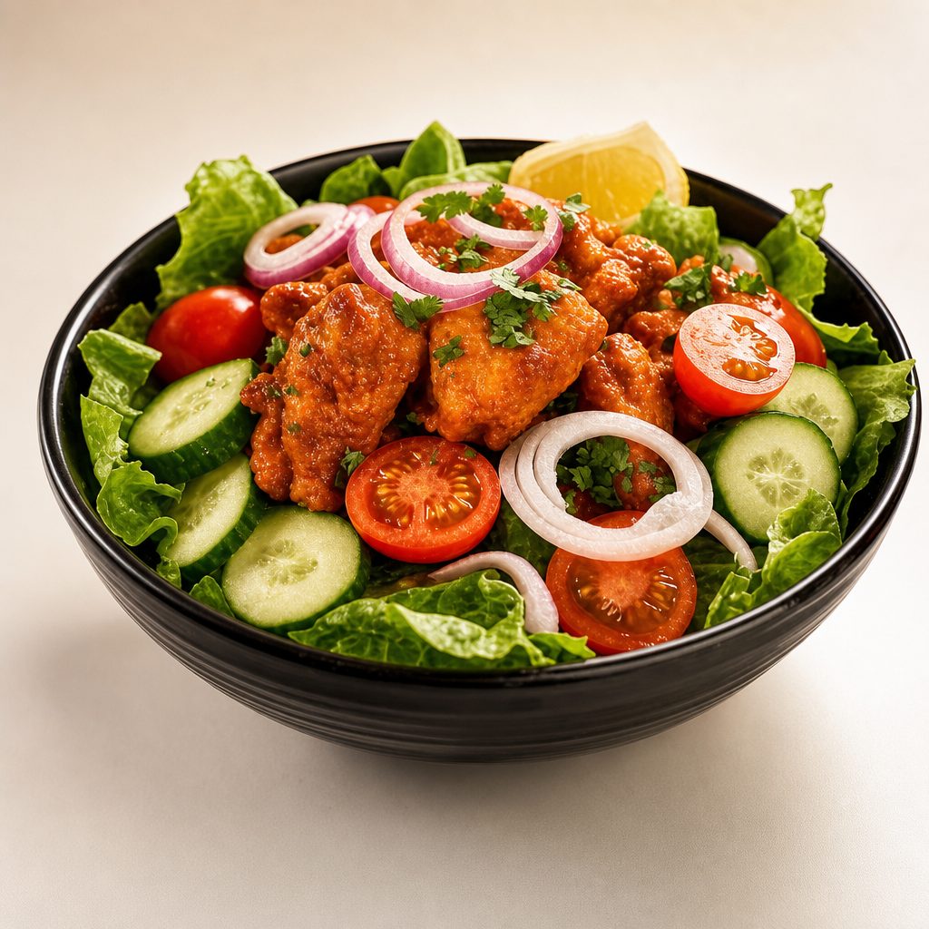 Chicken Tikka Salad Bowl.