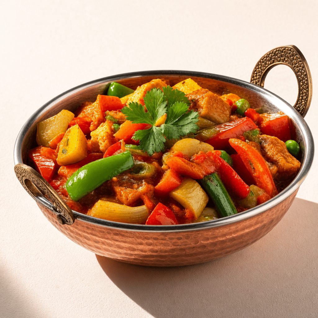 Veggies Jalfrezi.