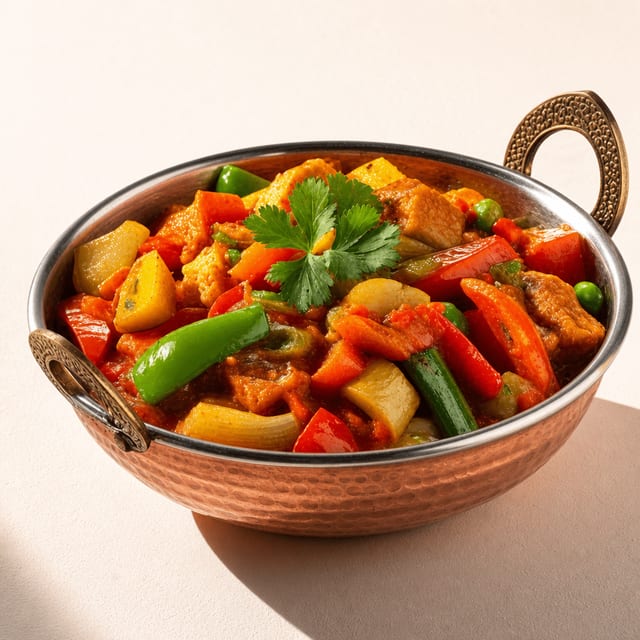 Veggies Jalfrezi.