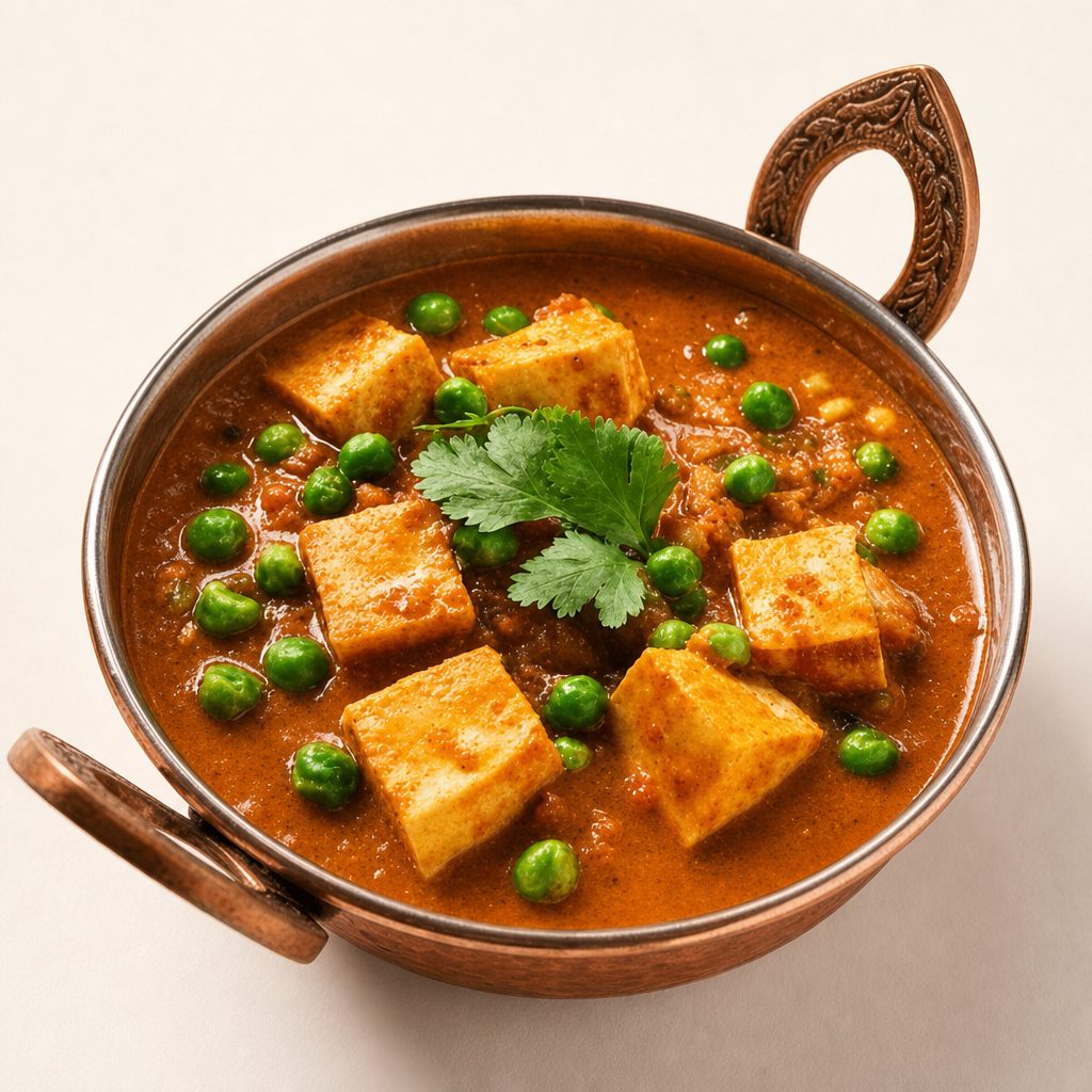 Mattar Paneer.