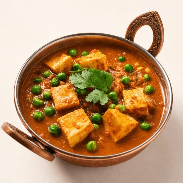Mattar Paneer.