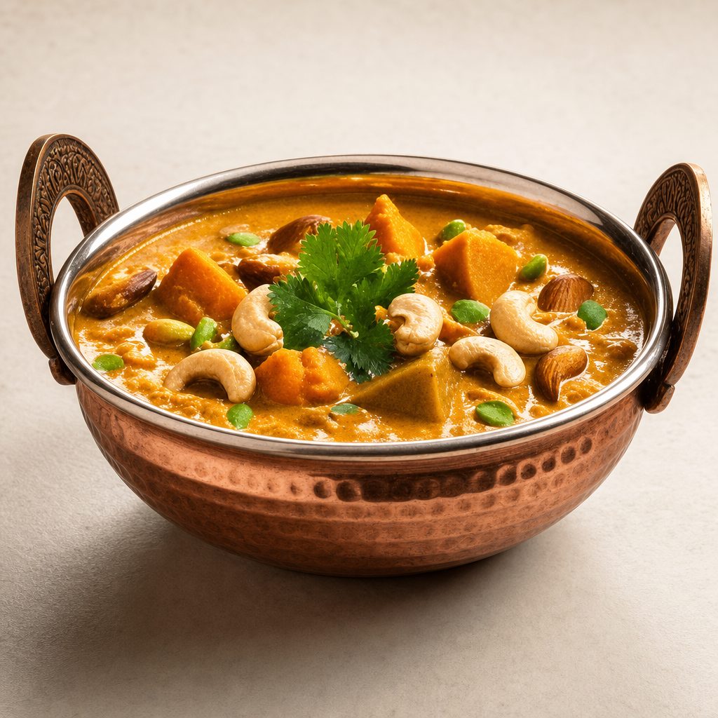 Navratan/Vegetable Korma.