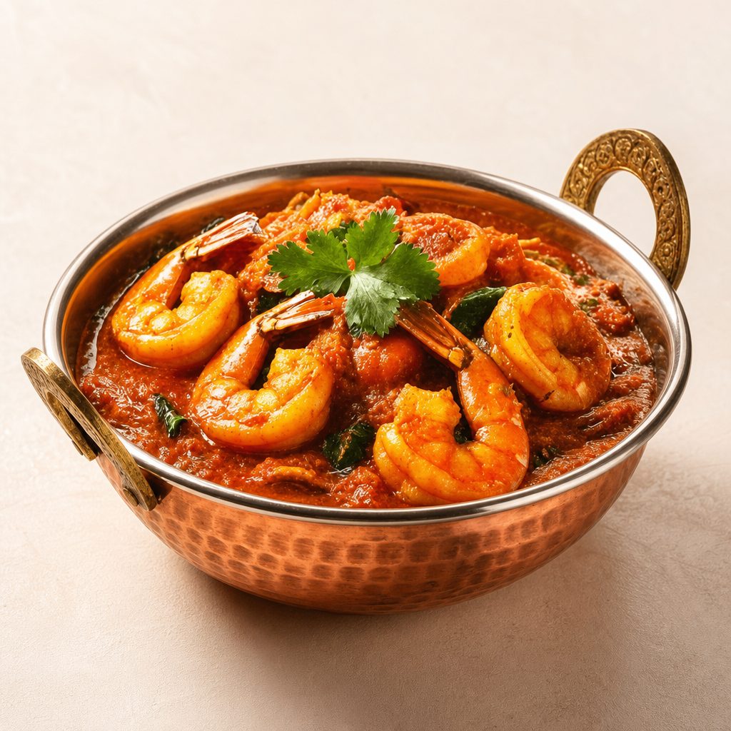 Shrimp Bhuna.