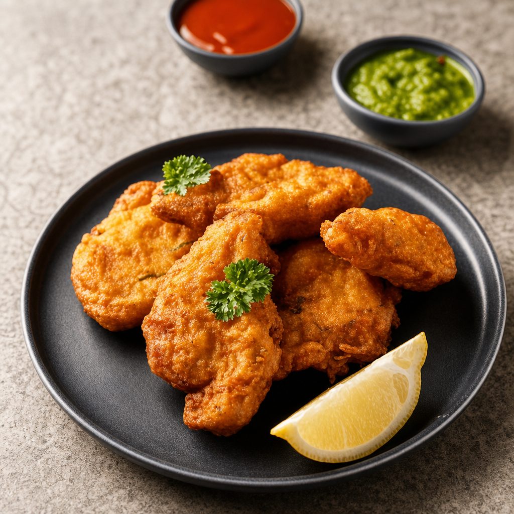 Fish Pakoras.