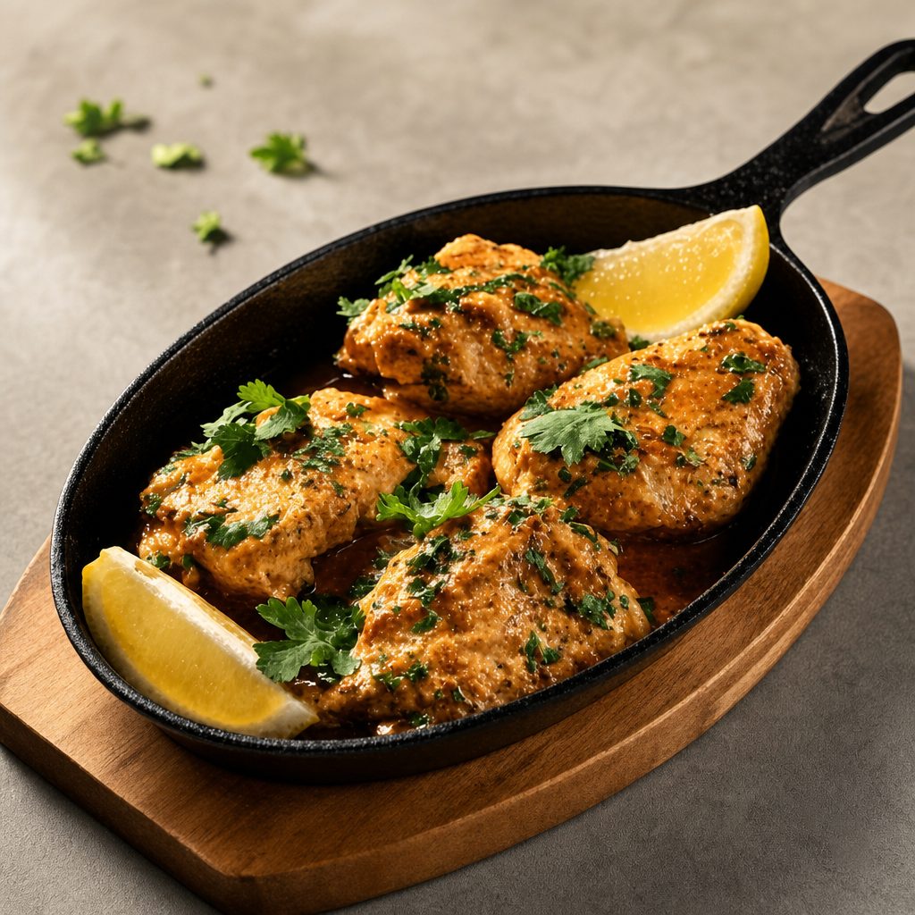 Malai Chicken Tikka.