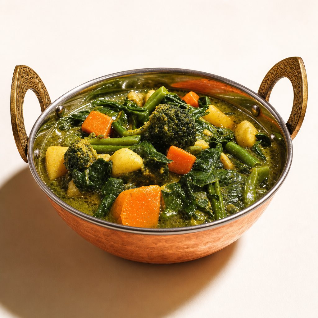 Mixed Veggies Saag.